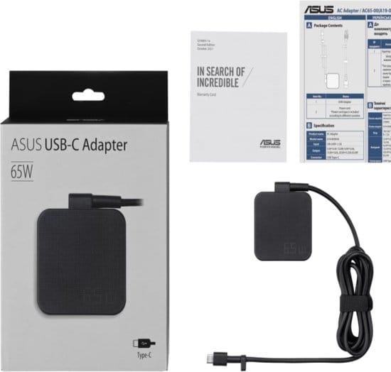 adapter Asus 65w 0A001-00238400 USB-C 3,25a 20v