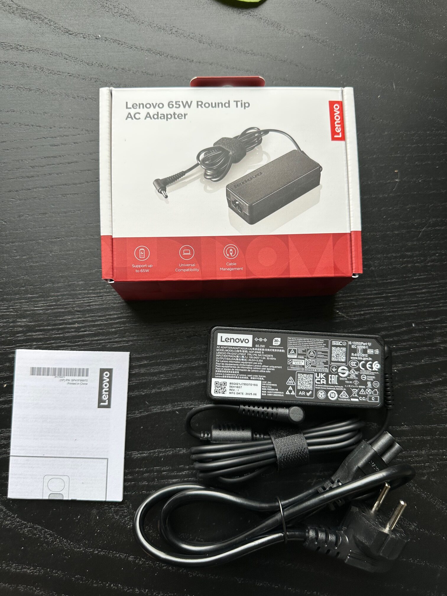 lenovo 65w adapter